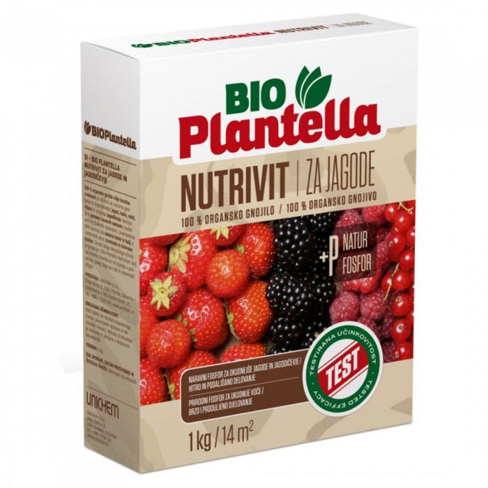 Îngrășământ Bio Nutrivit pentru fructe și arbuști cu baca