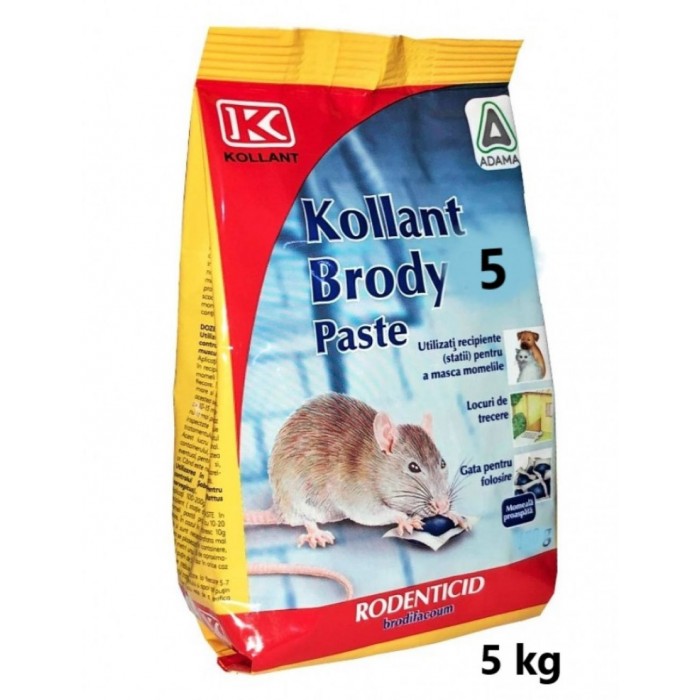 Otravă șoareci și șobolani Kollant Brody 5.0 Paste