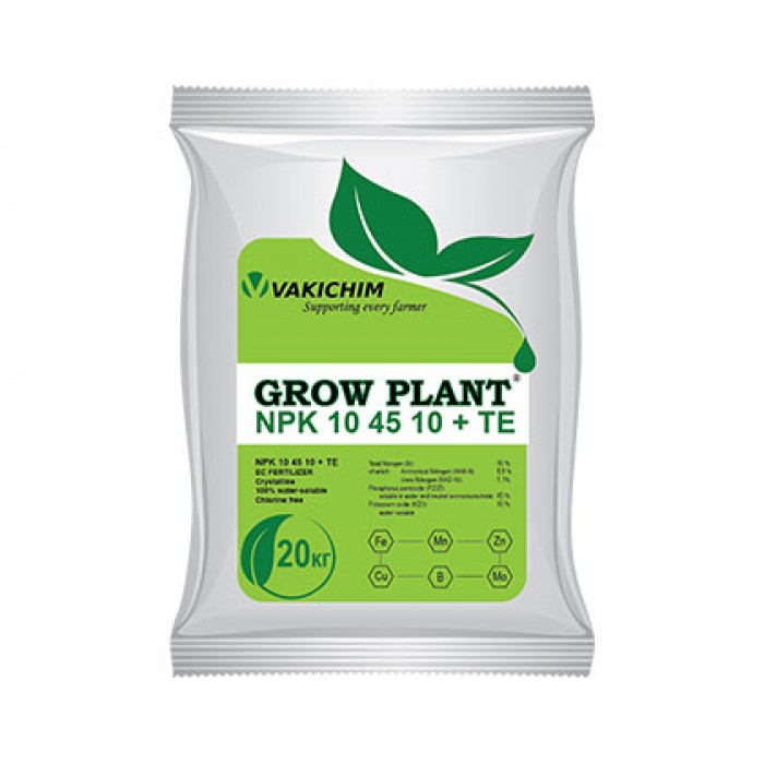 Îngrășământ Grow Plant NPK 10-45-10+ME