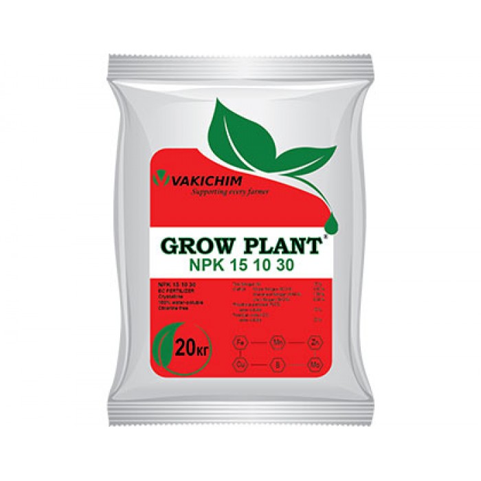 Îngrășământ Grow Plant NPK 15-10-30+ME